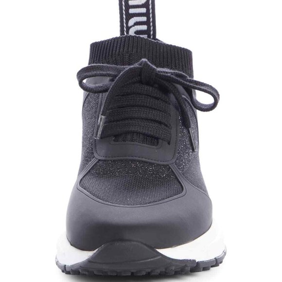 MIU MIU Sock Sneaker Black Size 41 - Picture 3 of 3